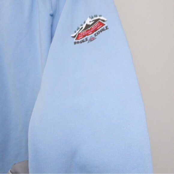 NEW [SET] Madhappy Winter Outdoors Crewneck Sweatpants M Bluejay Inhale Exhale - Picture 12 of 16